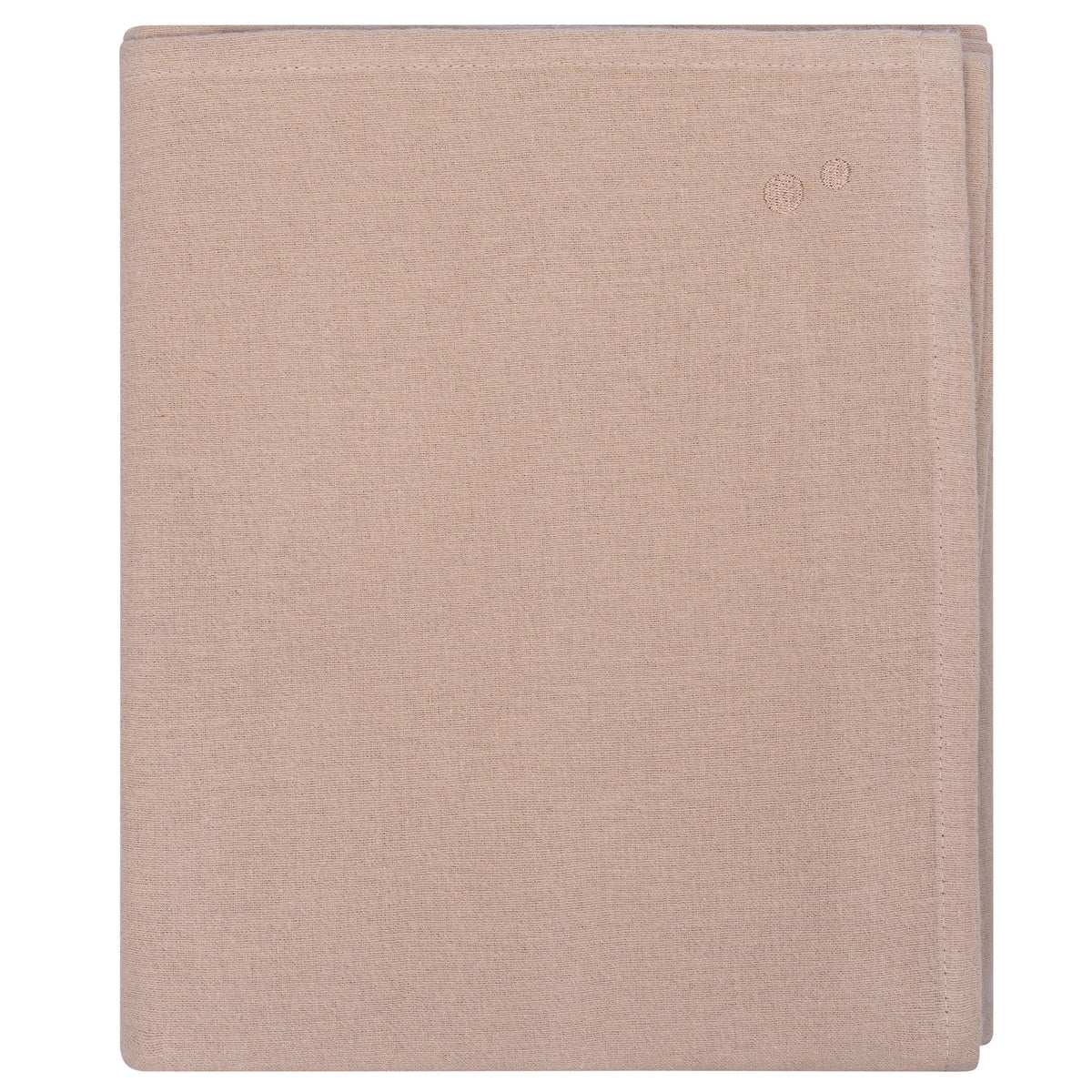 Swaddle Blanket XL Baby Flannel 120x120 cm Organic Desert Sand Brown_Swaddle Blankets_Snoozebaby