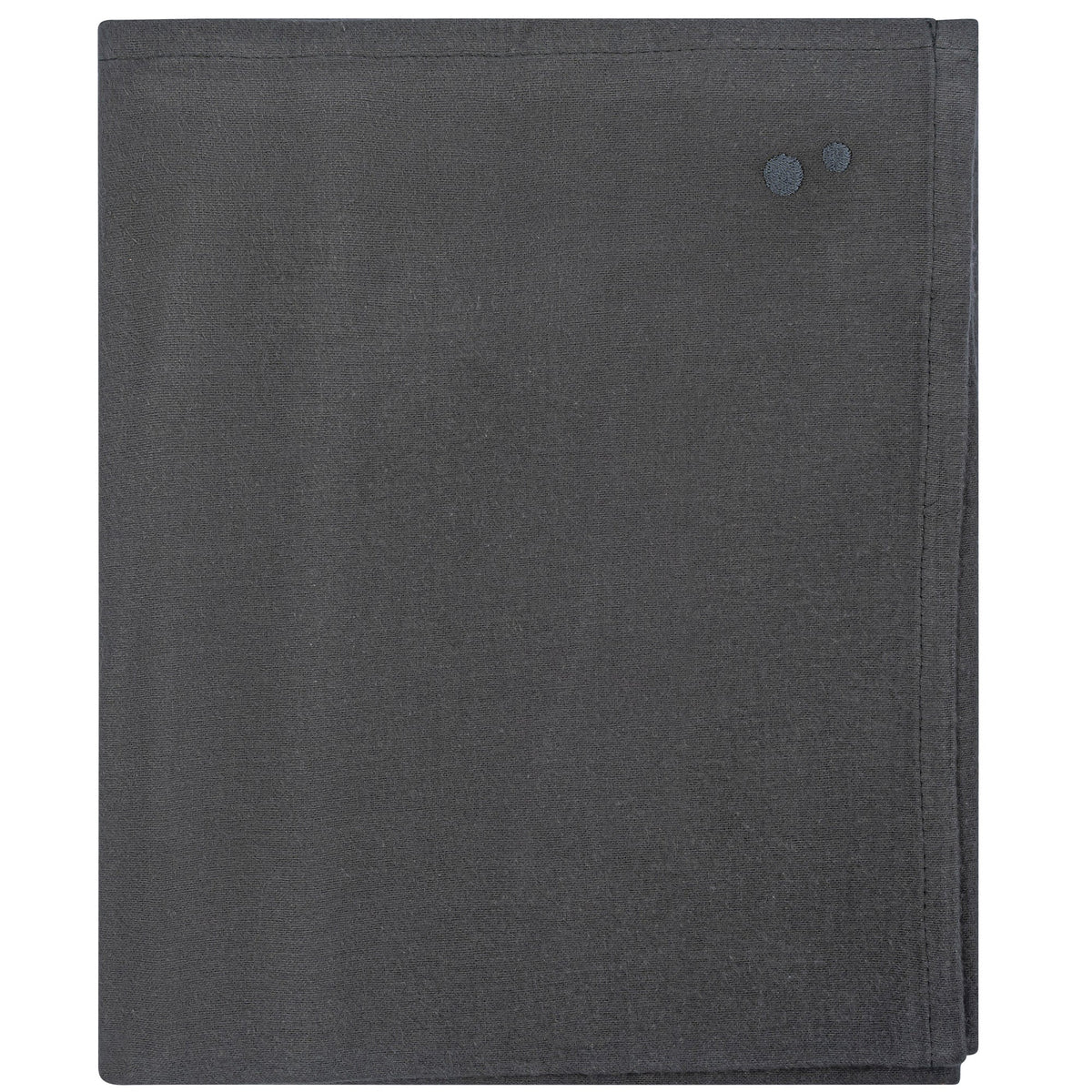 Swaddle Blanket XL Baby Flannel 120x120 cm Organic Dark Green_Swaddle Blankets_Snoozebaby