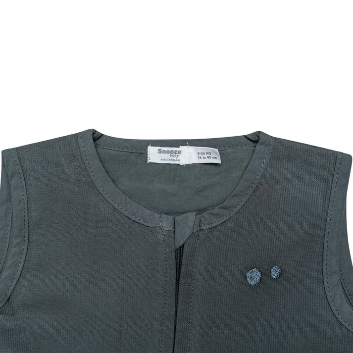 Sleepsuit Baby TOG 0.5 Spring and Summer 6 - 14 Months Dark Green_Sleepsuits_Snoozebaby