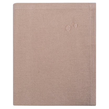 Swaddle Blanket Baby Flannel Desert Sand 80x80 cm Organic Brown_Swaddle Blankets_Snoozebaby