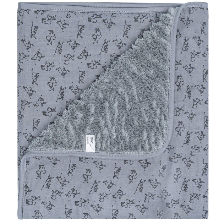 Blanket Crib Baby 75x100 cm TOG 2.0 Cloudy Grey_Blankets Crib_Snoozebaby
