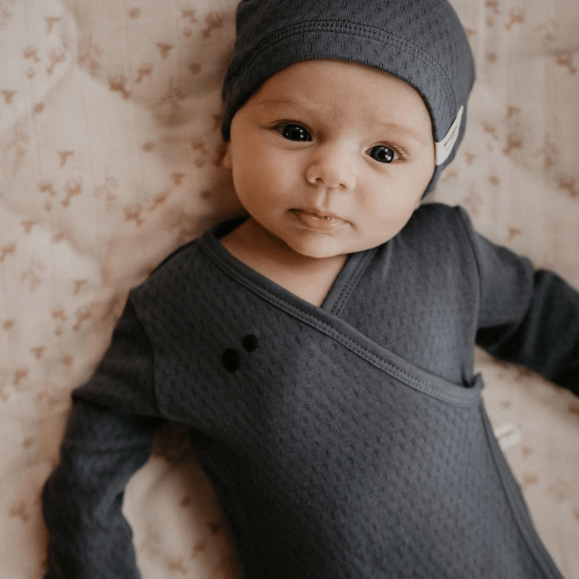 Baby Cocoon with Hat 0 - 3 months Blue Nights_Cocoons_Snoozebaby