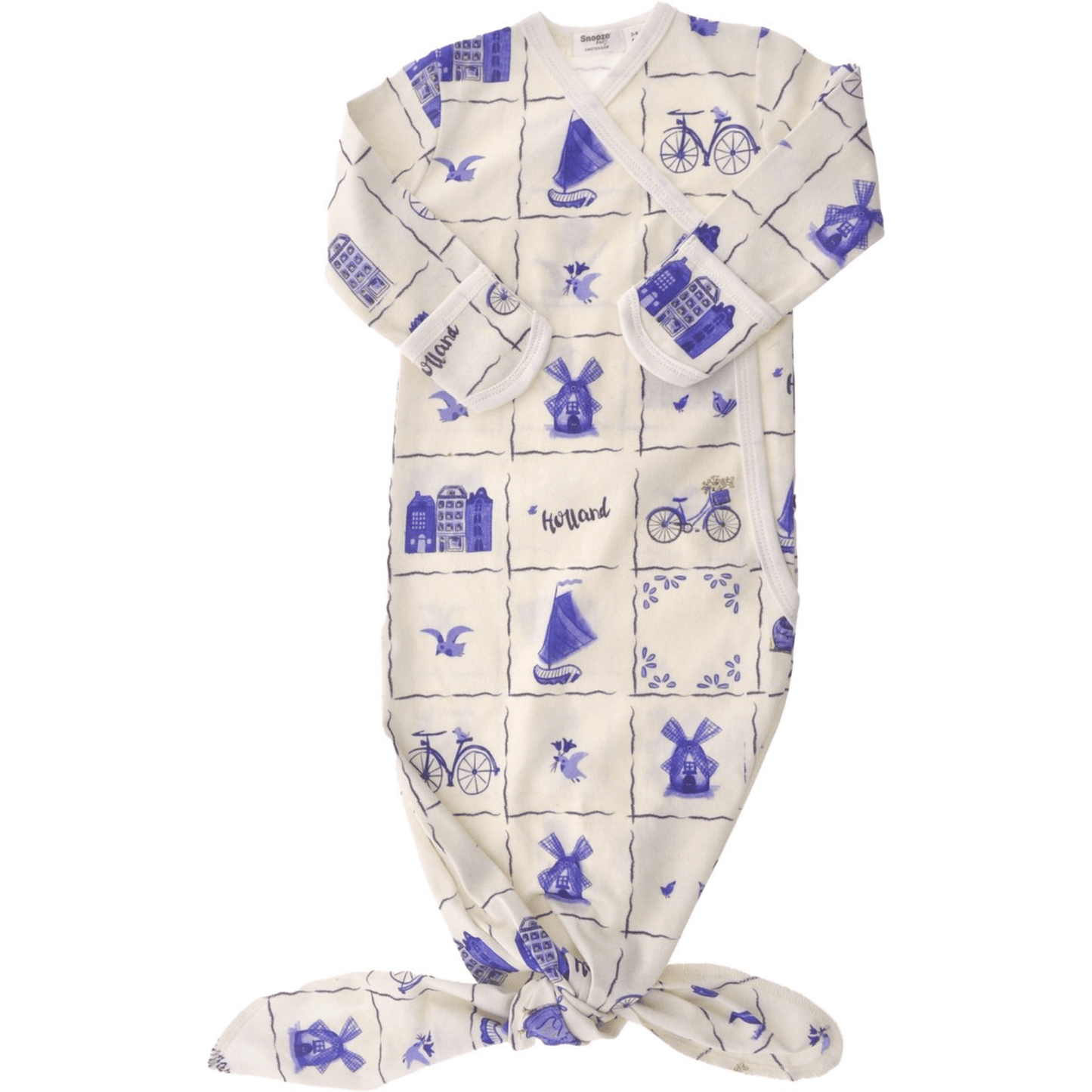 Baby Cocoon with Hat 0 - 3 months Delfts Blue_Cocoons_Snoozebaby