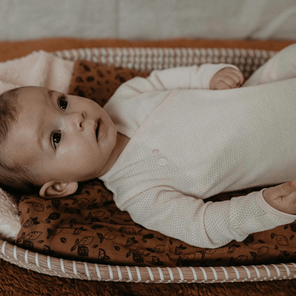 Baby Cocoon with Hat 0 - 3 months Peach Blush_Cocoons_Snoozebaby