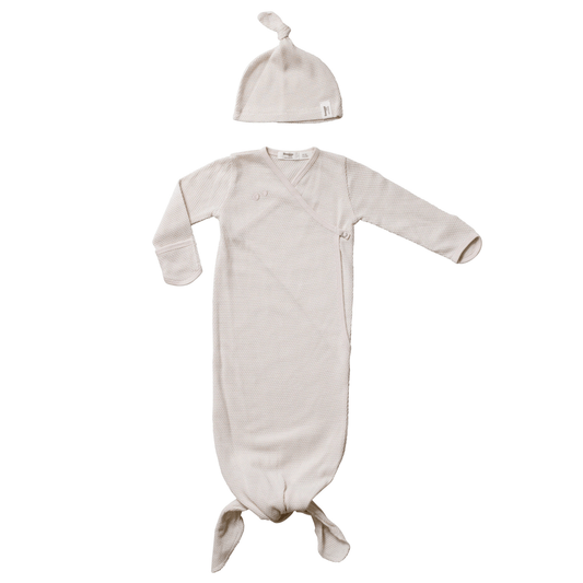 Baby Cocoon with Hat 0 - 3 months Peach Blush_Cocoons_Snoozebaby