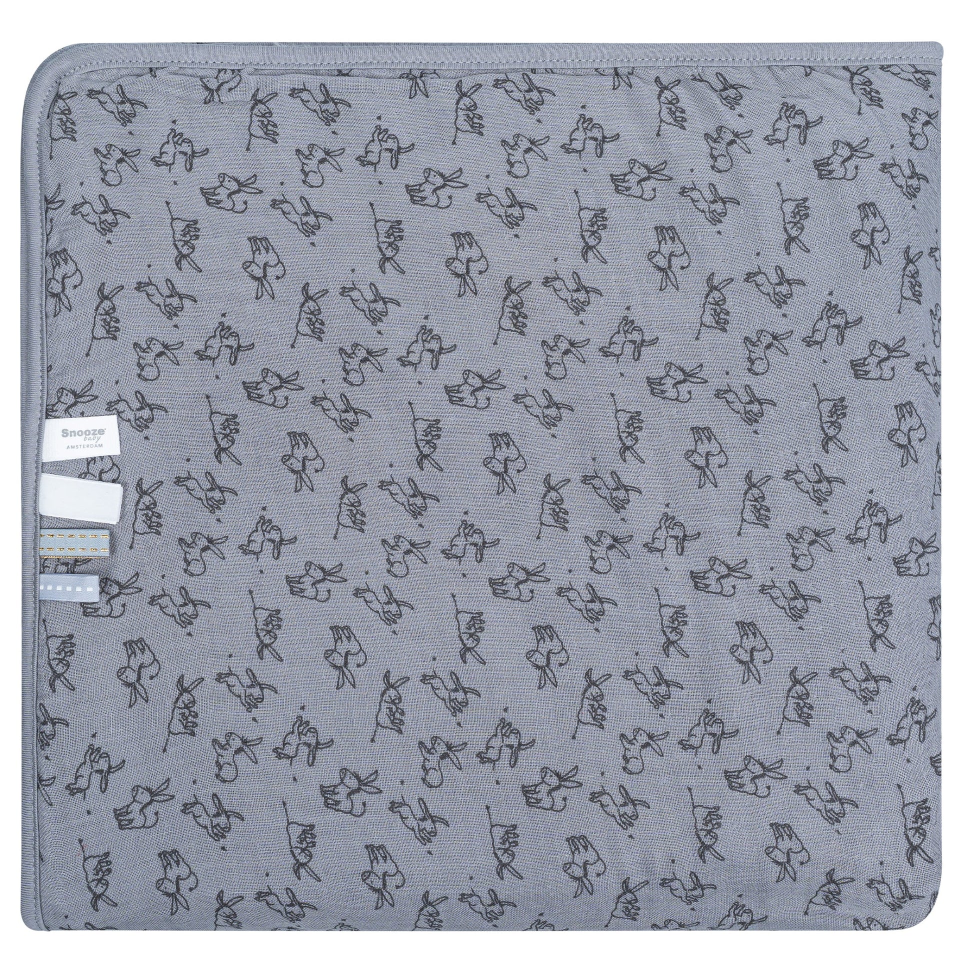 Blanket Cot Baby 100x150 cm TOG 2.0 Cloudy Grey_Blankets Crib_Snoozebaby