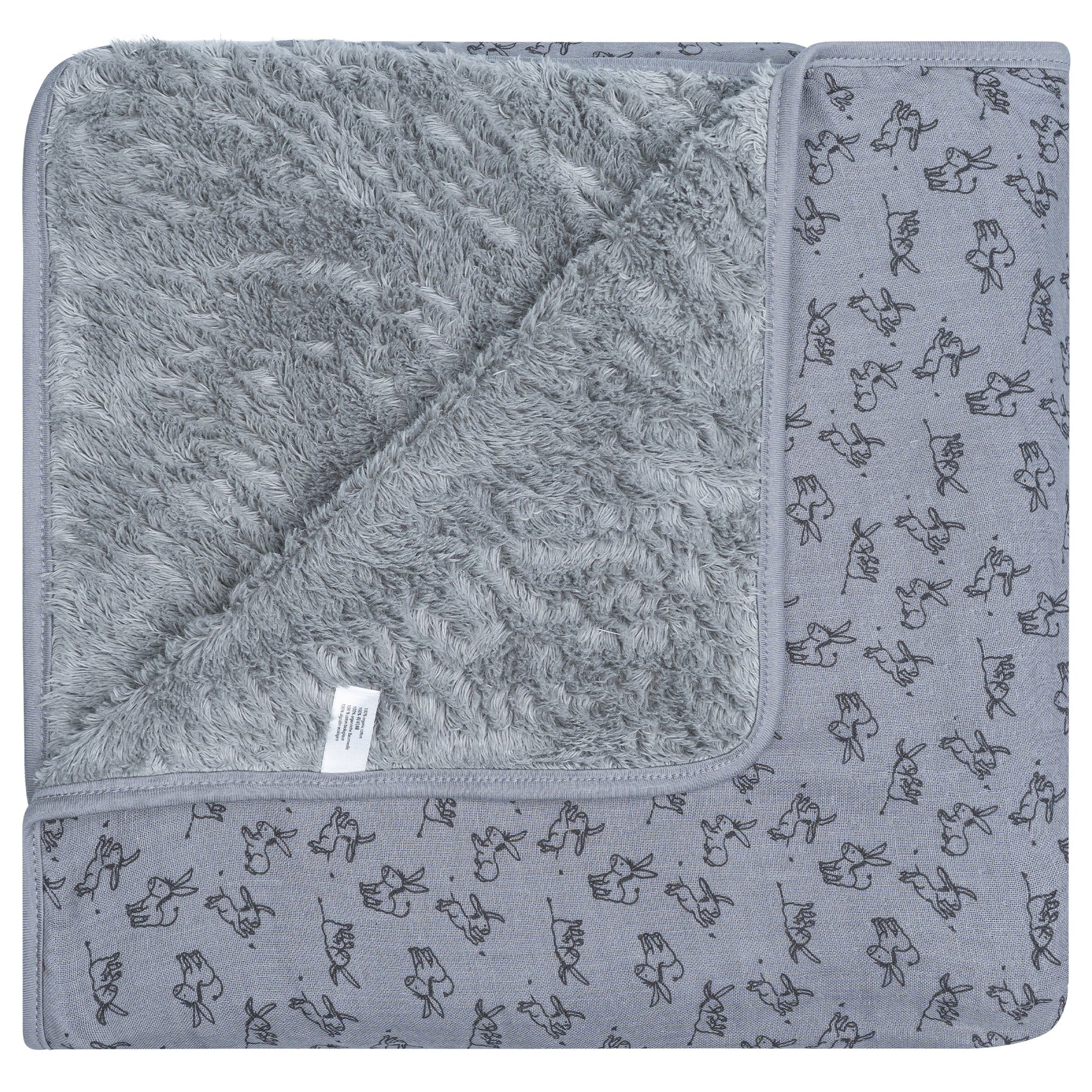 Blanket Cot Baby 100x150 cm TOG 2.0 Cloudy Grey_Blankets Crib_Snoozebaby