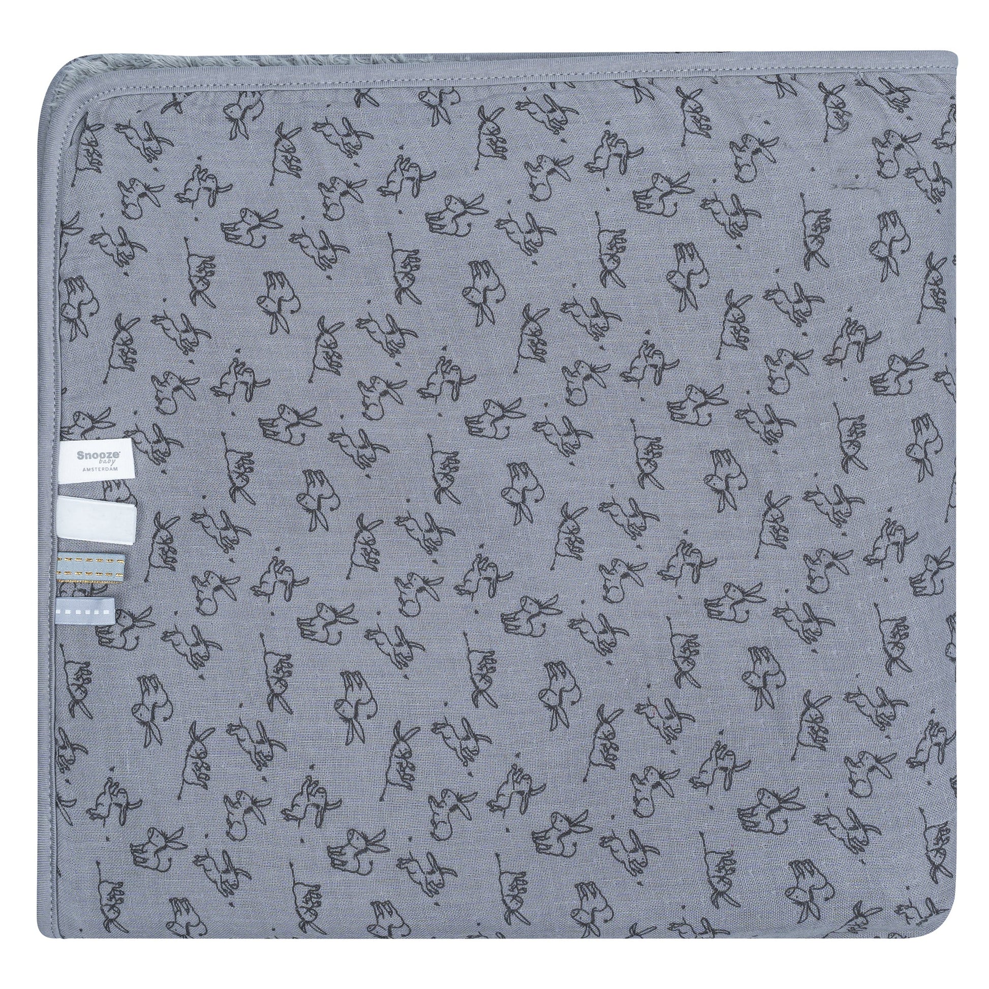 Blanket Cot Baby 100x150 cm TOG 2.0 Cloudy Grey_Blankets Crib_Snoozebaby