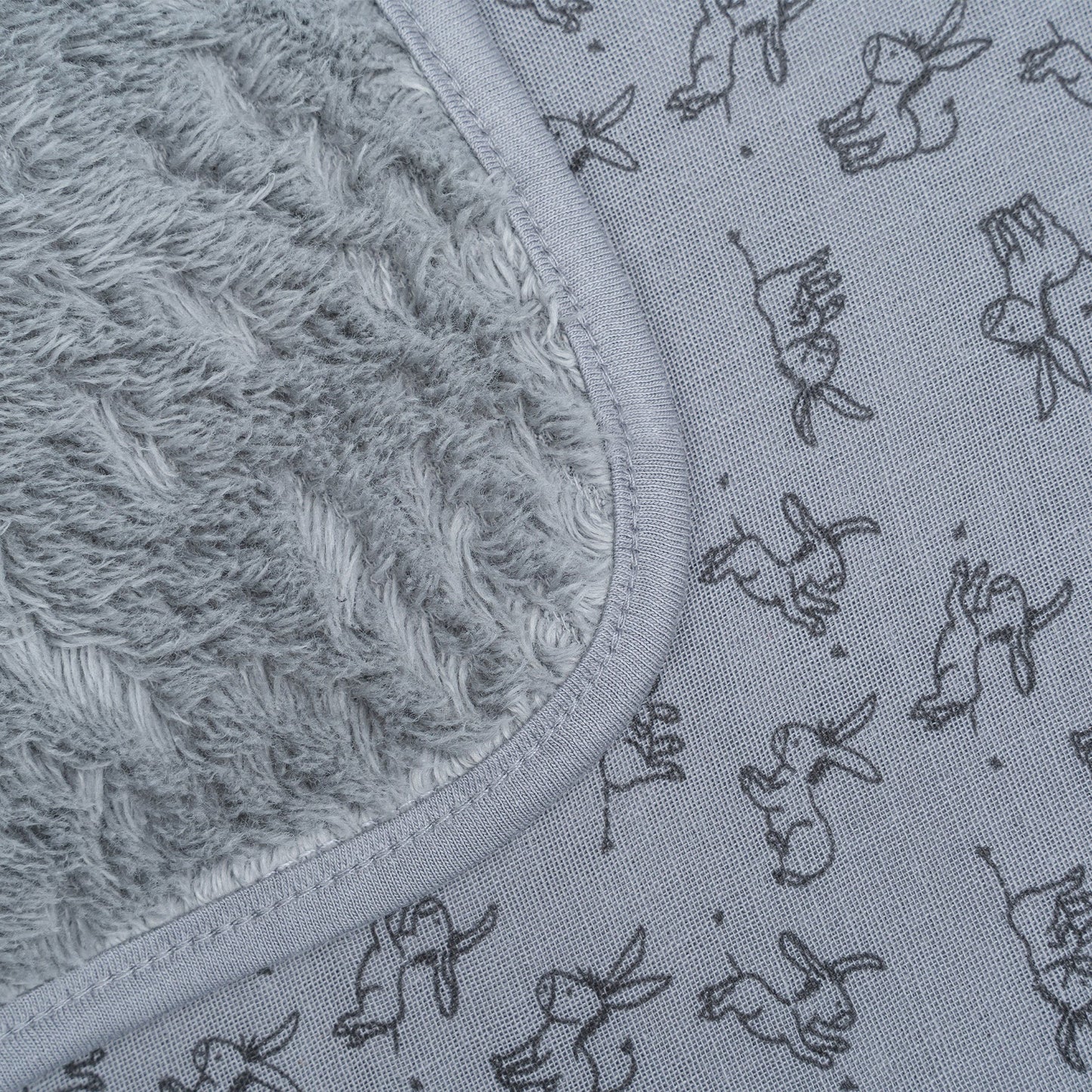 Blanket Crib Baby 75x100 cm TOG 2.0 Cloudy Grey_Blankets Crib_Snoozebaby