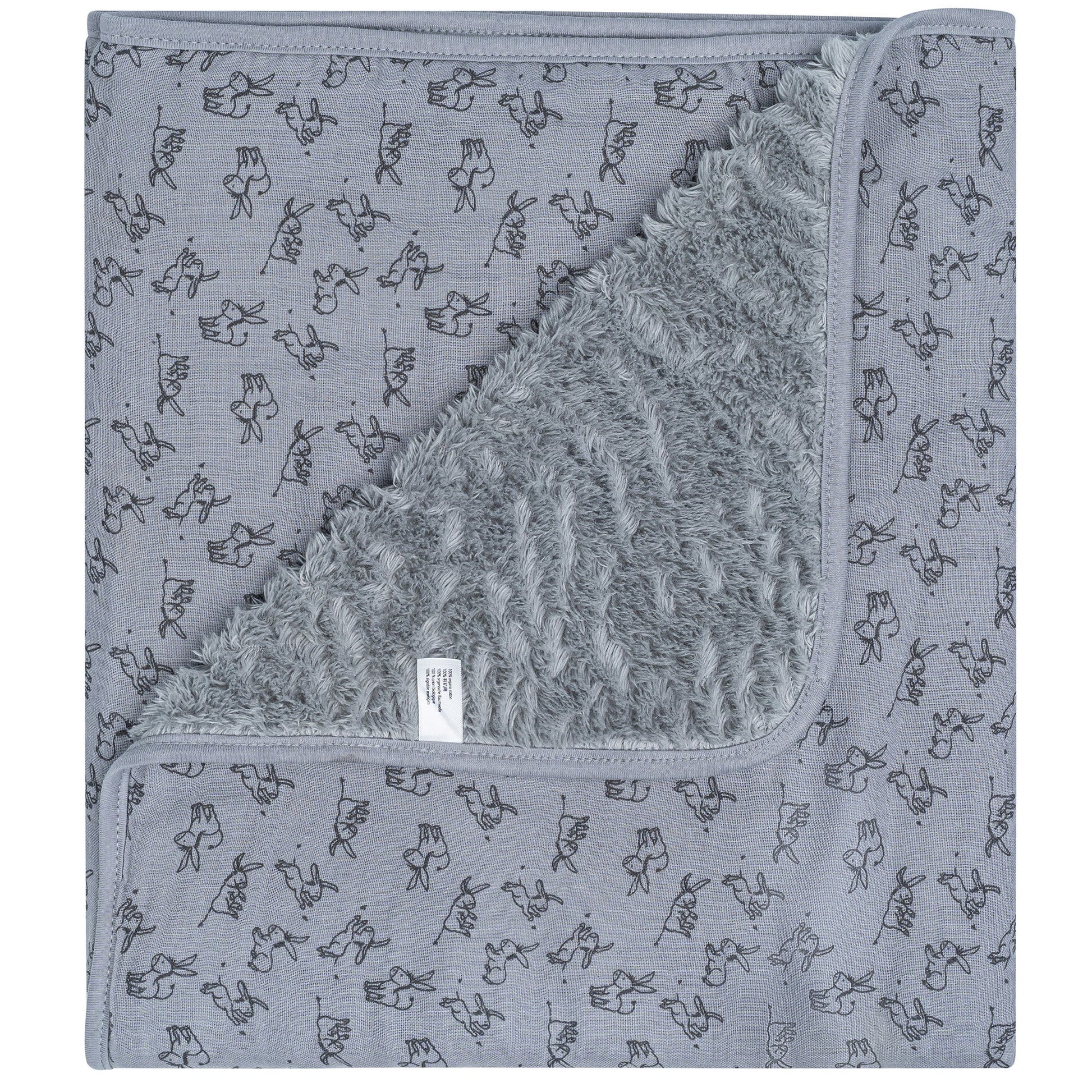 Blanket Crib Baby 75x100 cm TOG 2.0 Cloudy Grey_Blankets Crib_Snoozebaby