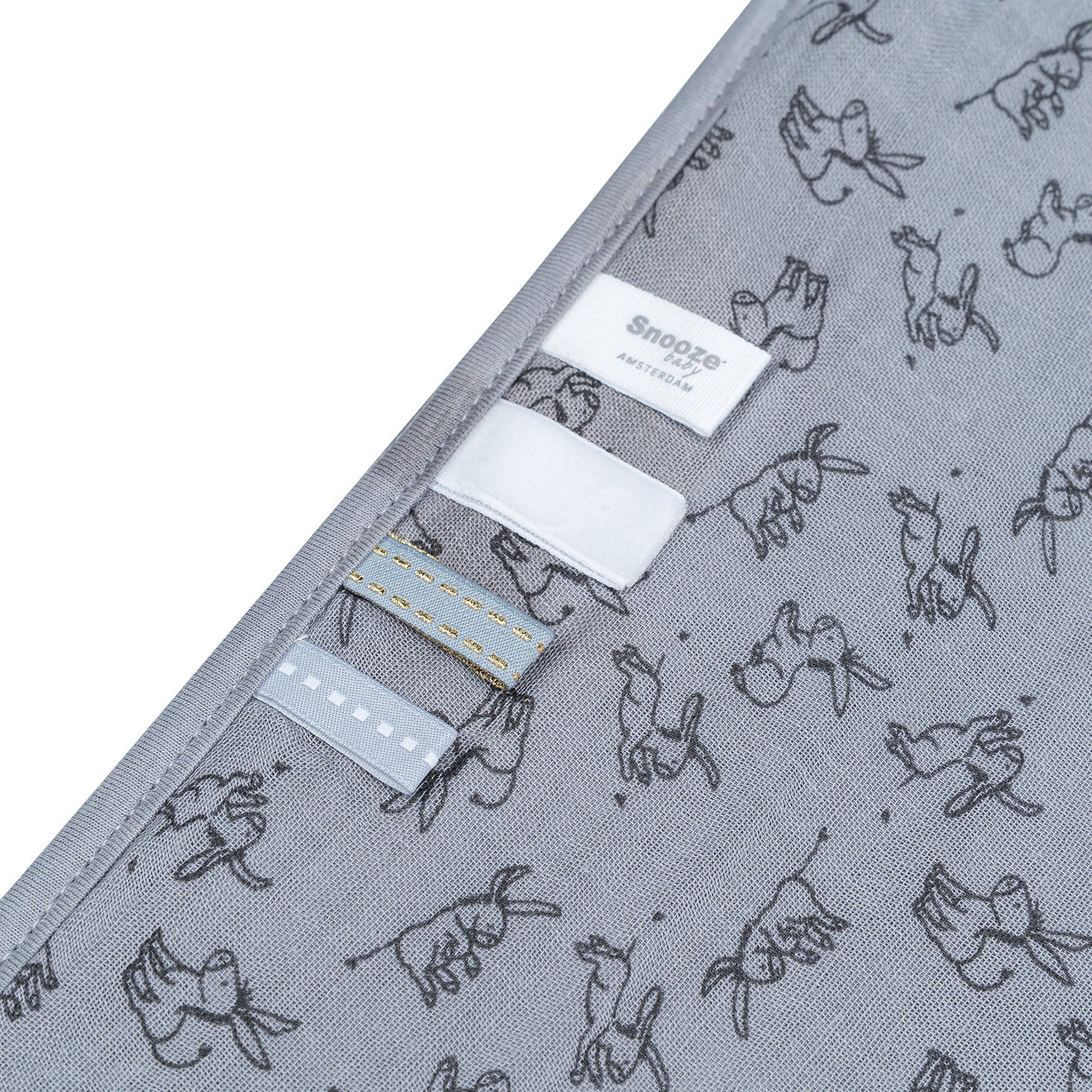 Blanket Crib Baby 75x100 cm TOG 2.0 Cloudy Grey_Blankets Crib_Snoozebaby