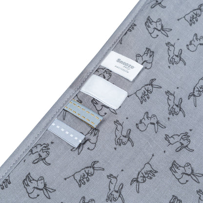 Blanket Crib Baby 75x100 cm TOG 2.0 Cloudy Grey_Blankets Crib_Snoozebaby