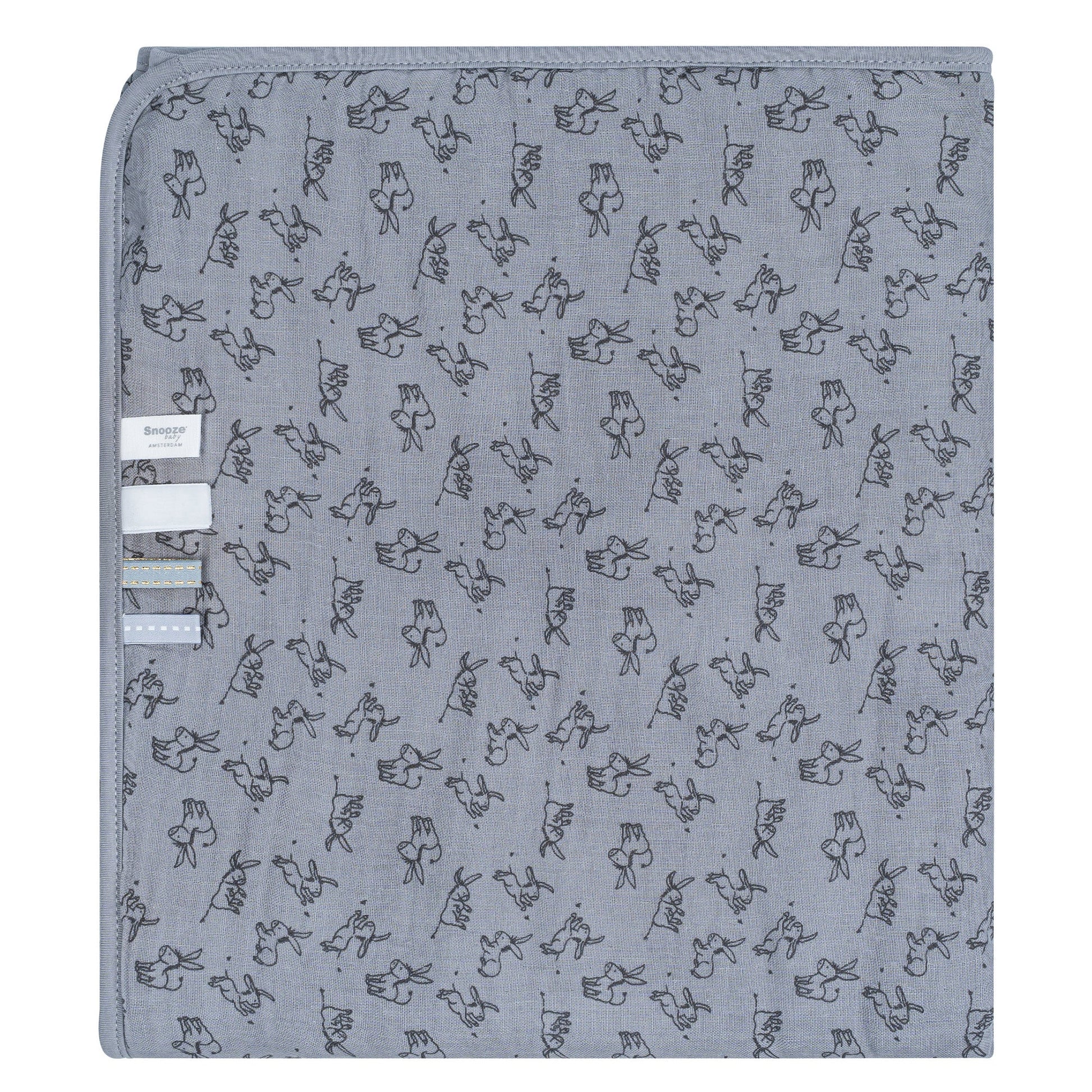 Blanket Crib Baby 75x100 cm TOG 2.0 Cloudy Grey_Blankets Crib_Snoozebaby