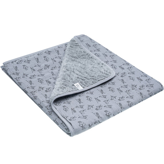Blanket Crib Baby 75x100 cm TOG 2.0 Cloudy Grey_Blankets Crib_Snoozebaby