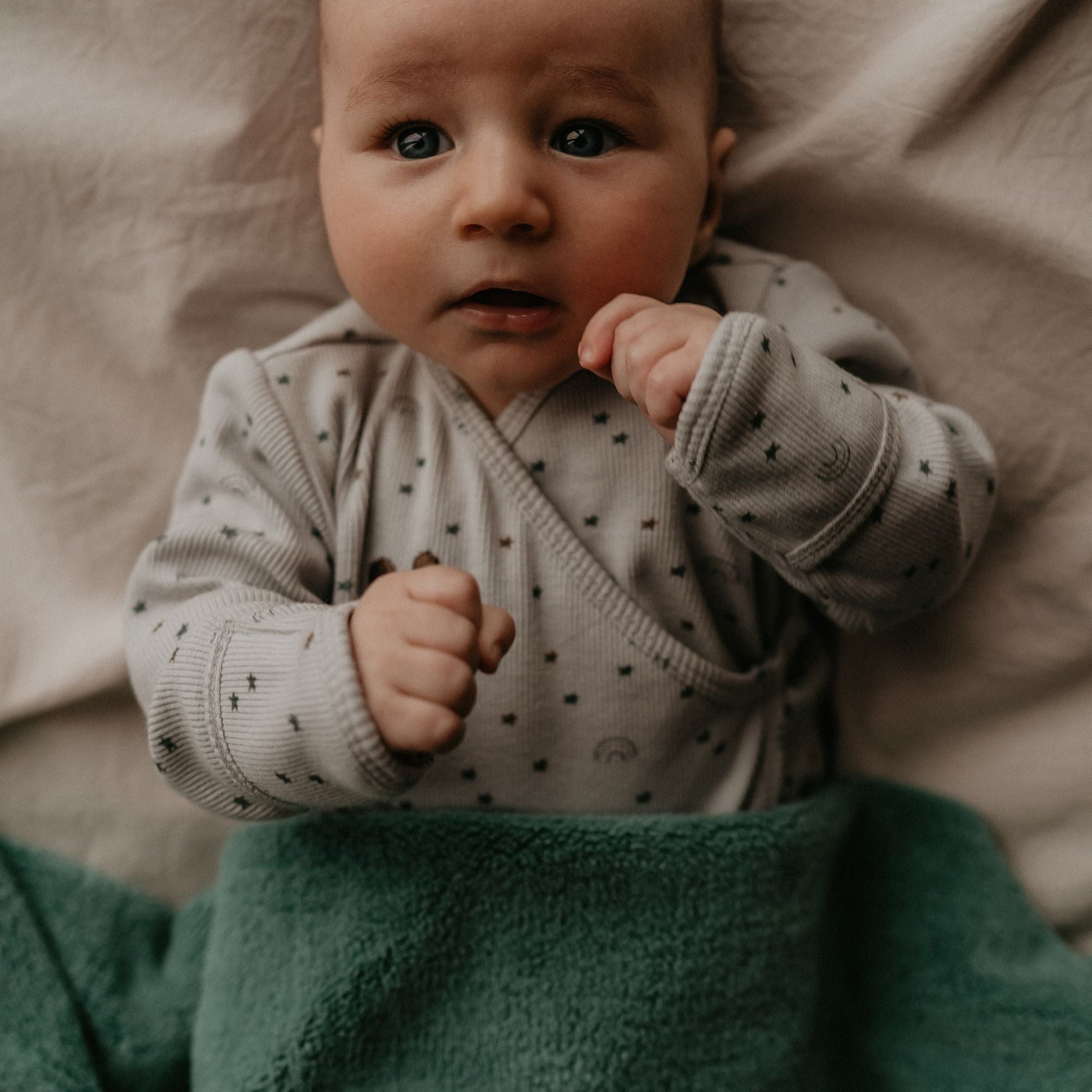Blanket Crib Baby 75x100 cm TOG 2.0 Smokey Green_Blankets Crib_Snoozebaby