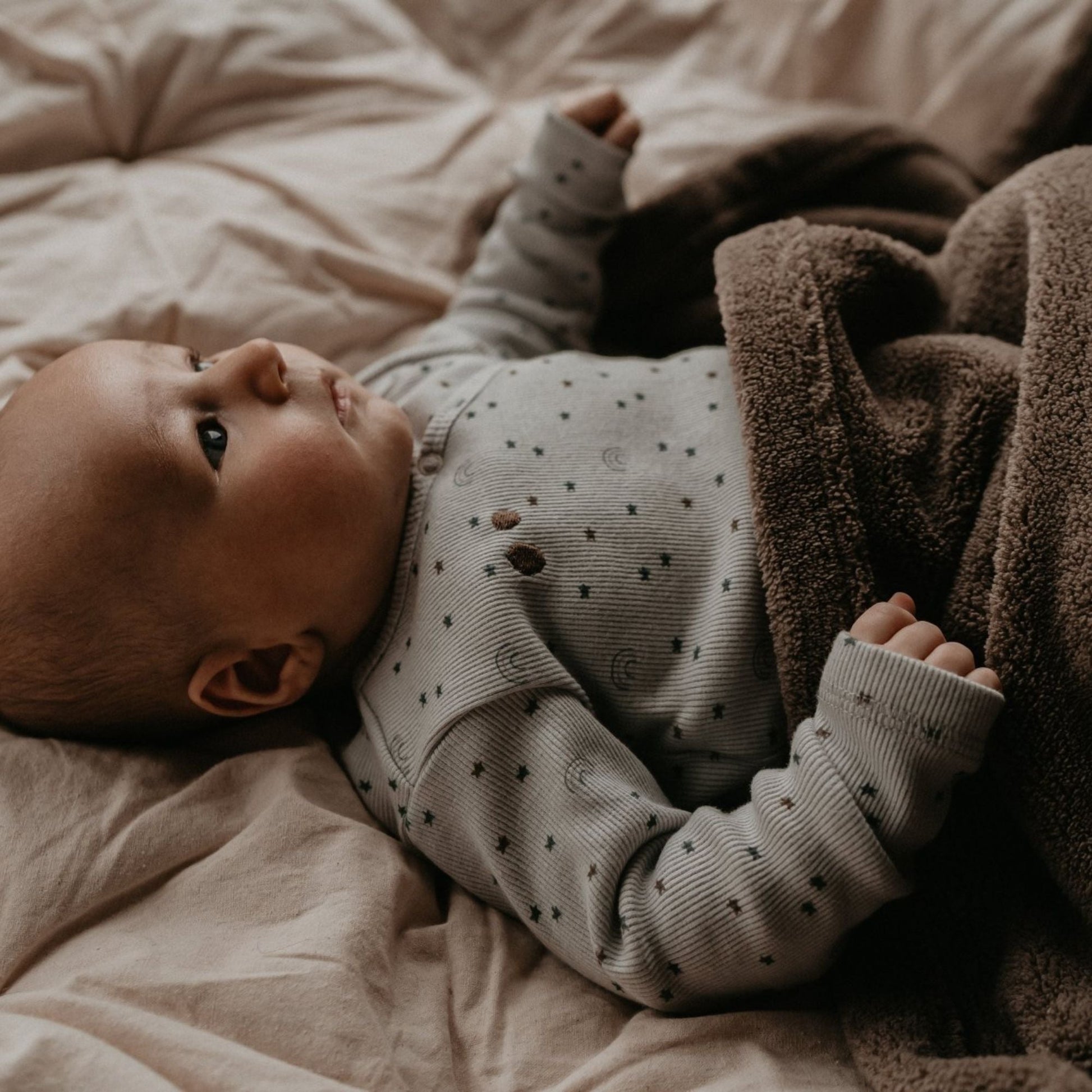 Blanket Crib Baby 75x100 cm TOG 2.0 Warm Brown_Blankets Crib_Snoozebaby