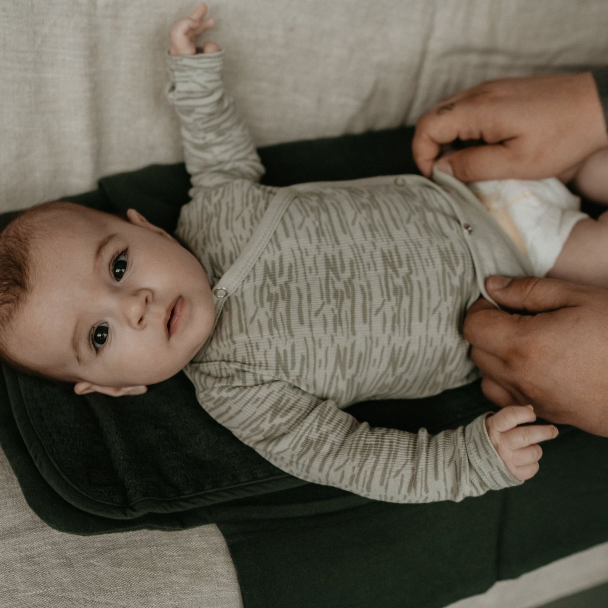 Changing Pad Baby Dark Green_Changing Pads_Snoozebaby