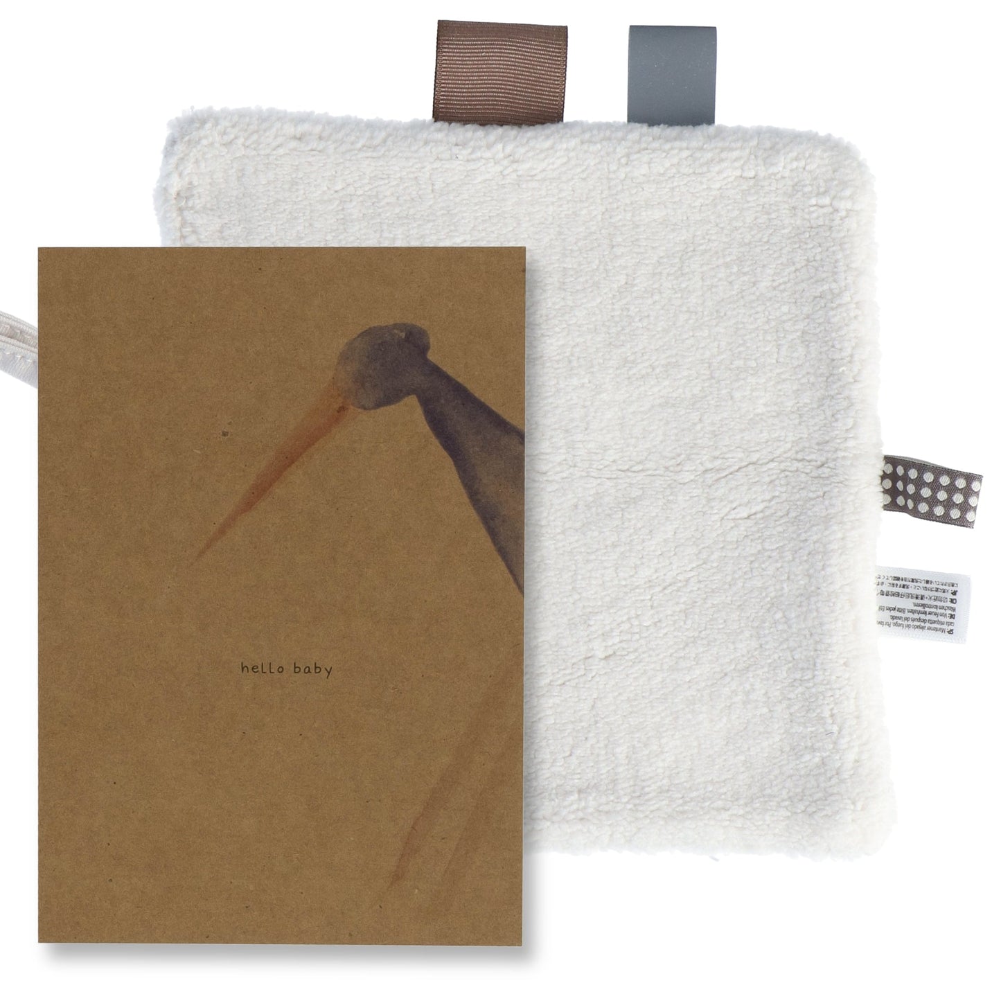 Cuddle Cloth Baby 15x15 cm Organic Stone Beige_Cuddle Cloths_Snoozebaby