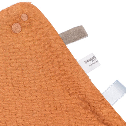 Cuddle Cloth Baby 25x25 cm Organic Toffee Brown_Cuddle Cloths_Snoozebaby
