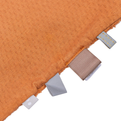 Cuddle Cloth Baby 25x25 cm Organic Toffee Brown_Cuddle Cloths_Snoozebaby