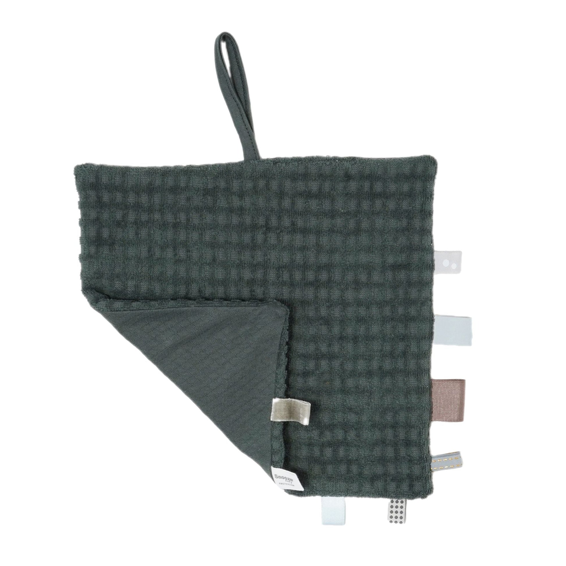 Cuddle Cloth Baby Organic Dark Green_Cuddle Cloths_Snoozebaby