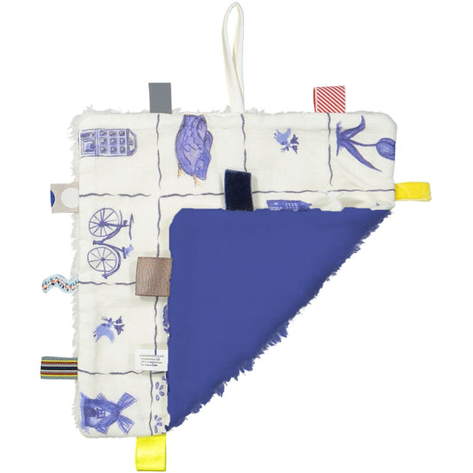 Cuddle Cloth Baby Organic Delft Blue_Cuddle Cloths_Snoozebaby
