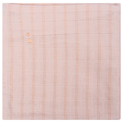 Muslin Cloth Baby 80x80 cm Organic Milky Rust Pink_Muslin Cloths_Snoozebaby