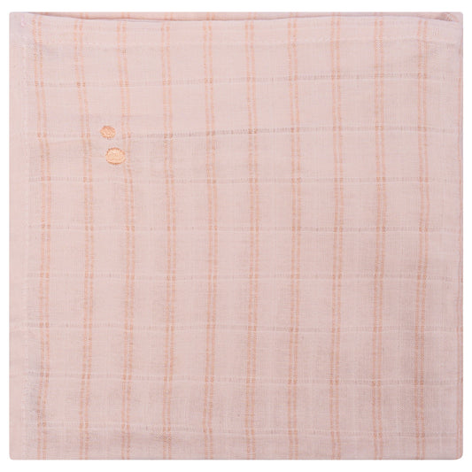 Muslin Cloth Baby 80x80 cm Organic Milky Rust Pink_Muslin Cloths_Snoozebaby