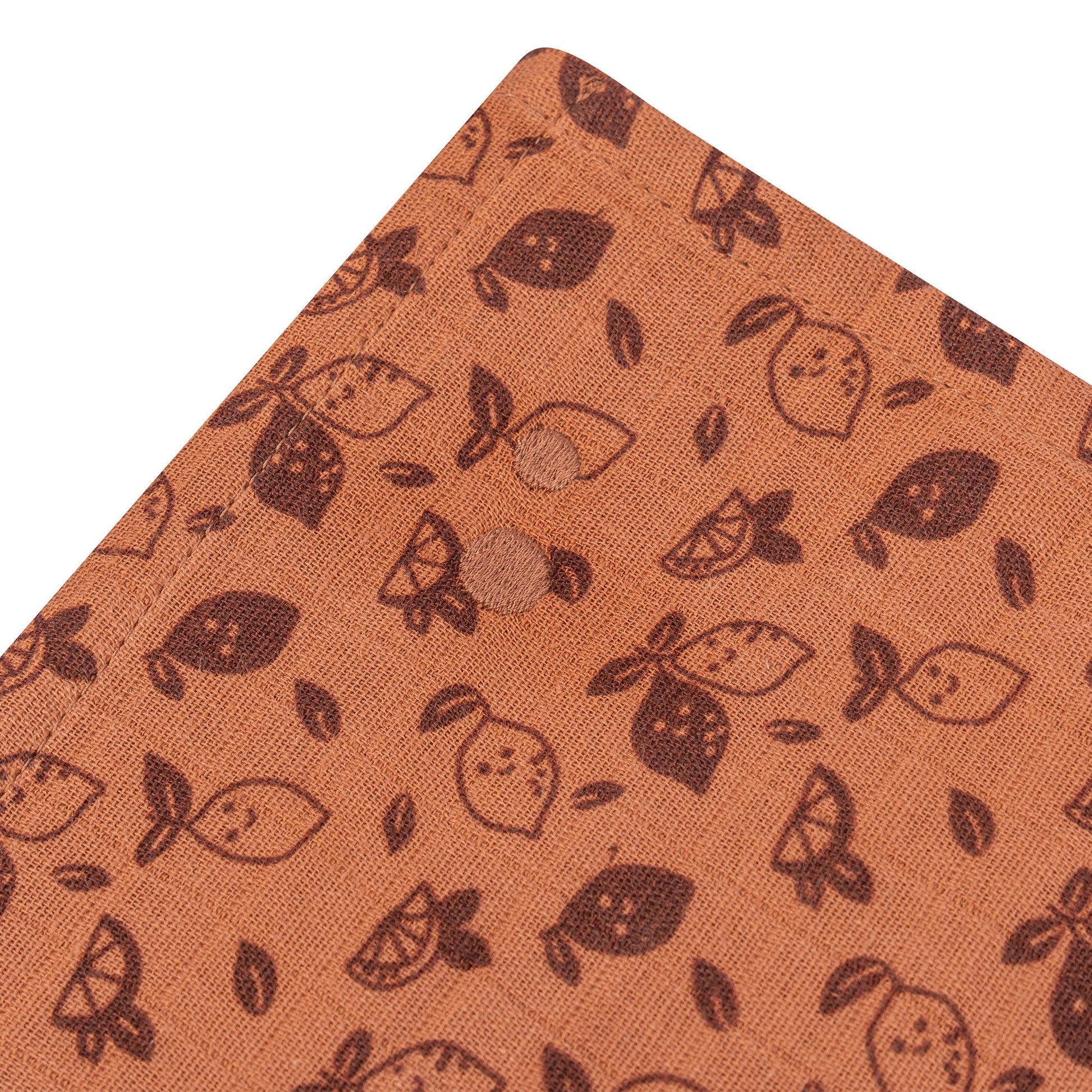 Muslin Cloth Baby 80x80 cm Organic Toffee Lemon Brown_Muslin Cloths_Snoozebaby