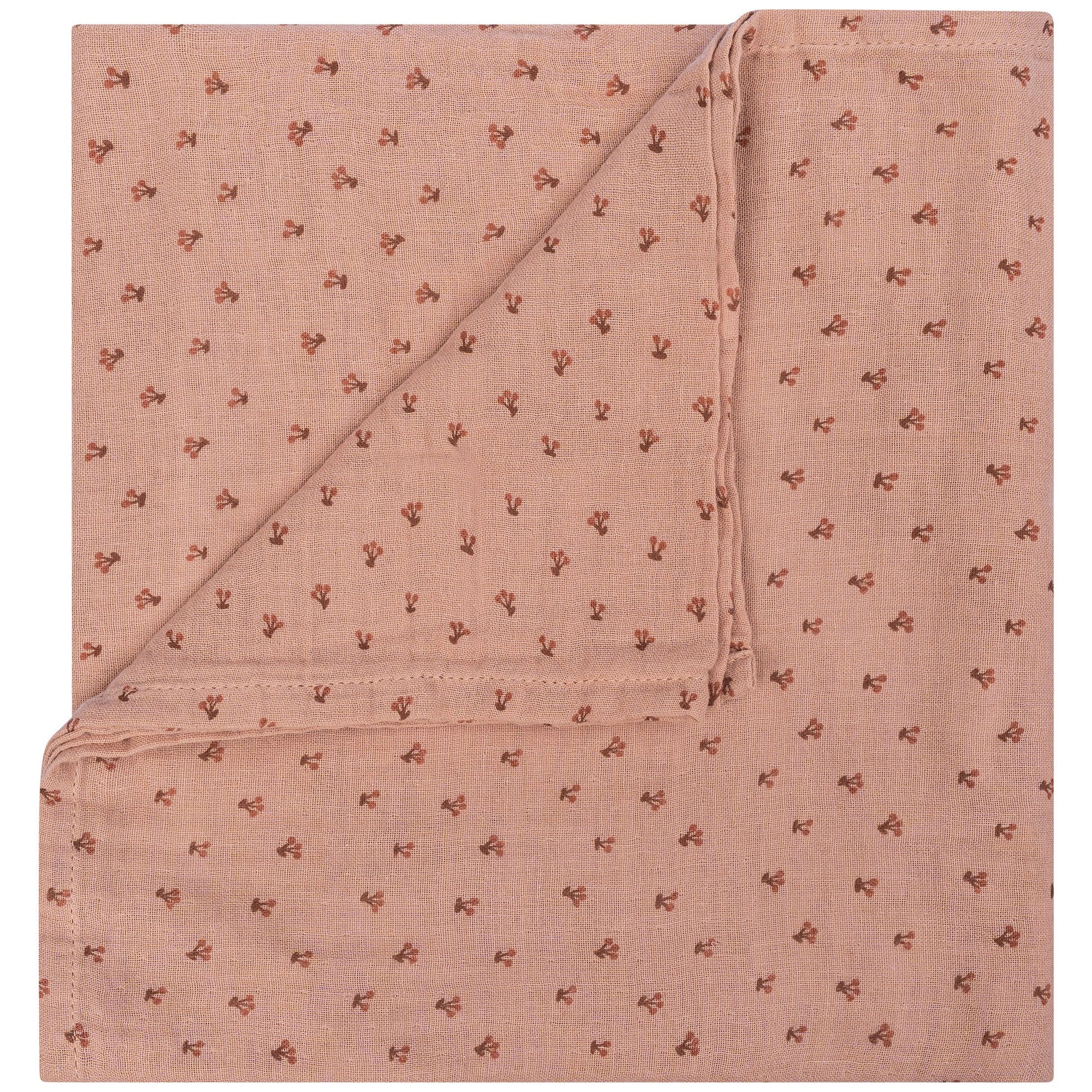 Muslin Cloth XL Baby 120x120 cm Organic Cherry Pink_Muslin Cloths_Snoozebaby