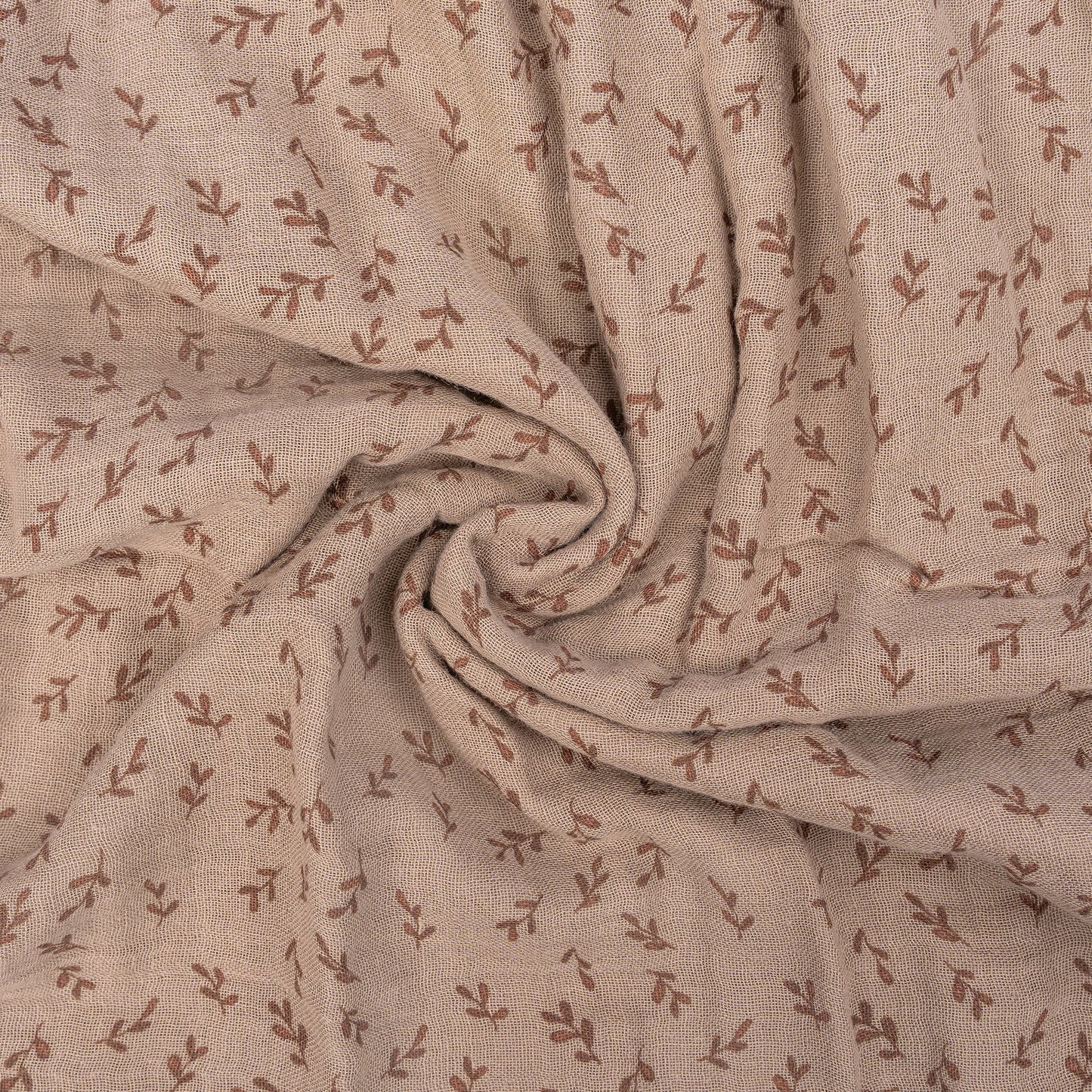 Muslin Cloth XL Baby 120x120 cm Organic Hazel Brown_Muslin Cloths_Snoozebaby
