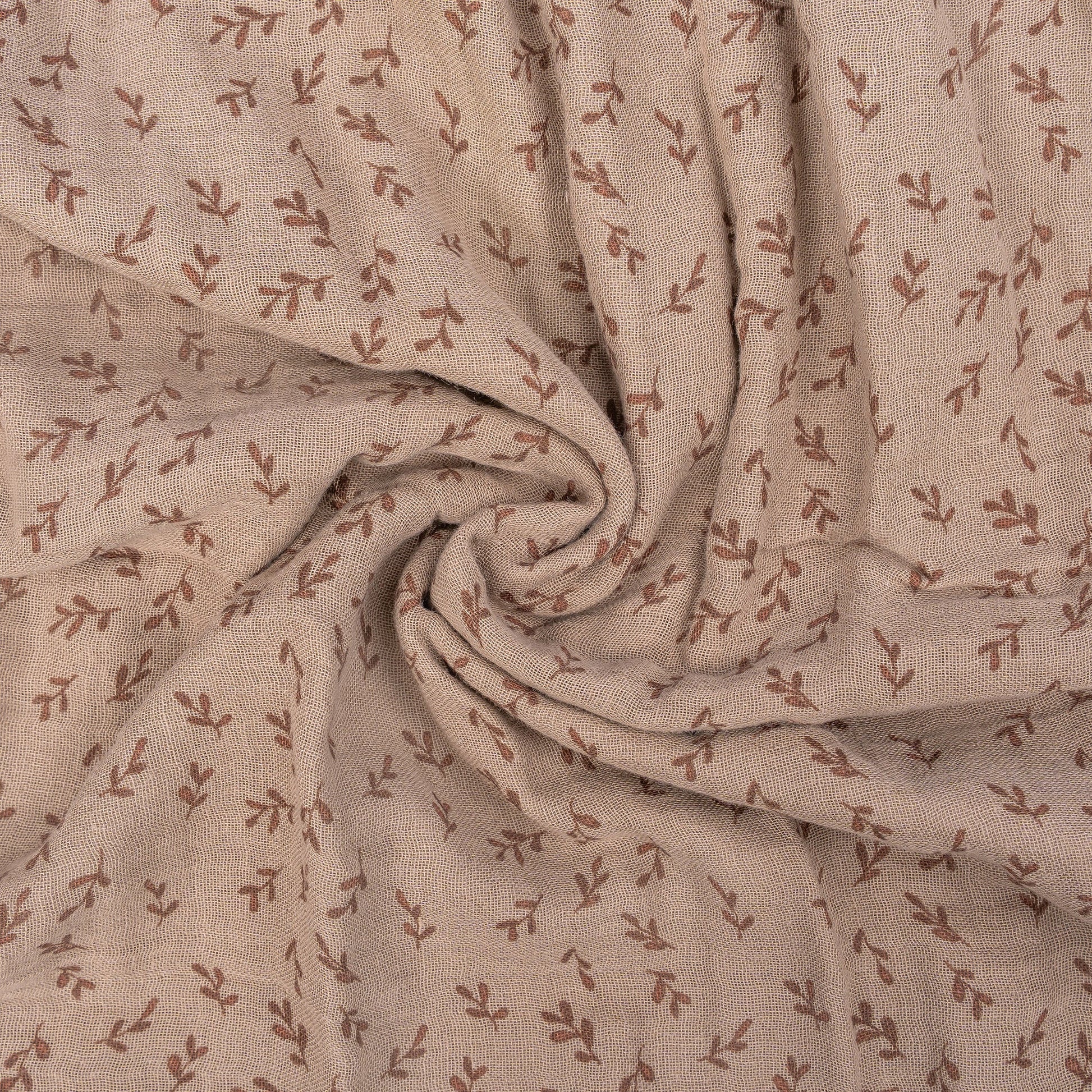 Muslin Cloth XL Baby 120x120 cm Organic Hazel Brown_Muslin Cloths_Snoozebaby