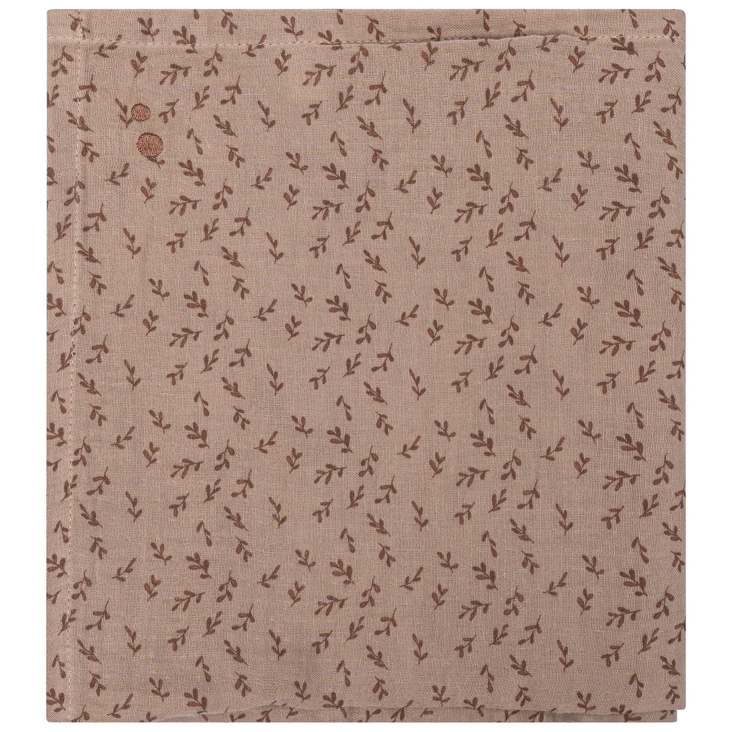 Muslin Cloth XL Baby 120x120 cm Organic Hazel Brown_Muslin Cloths_Snoozebaby