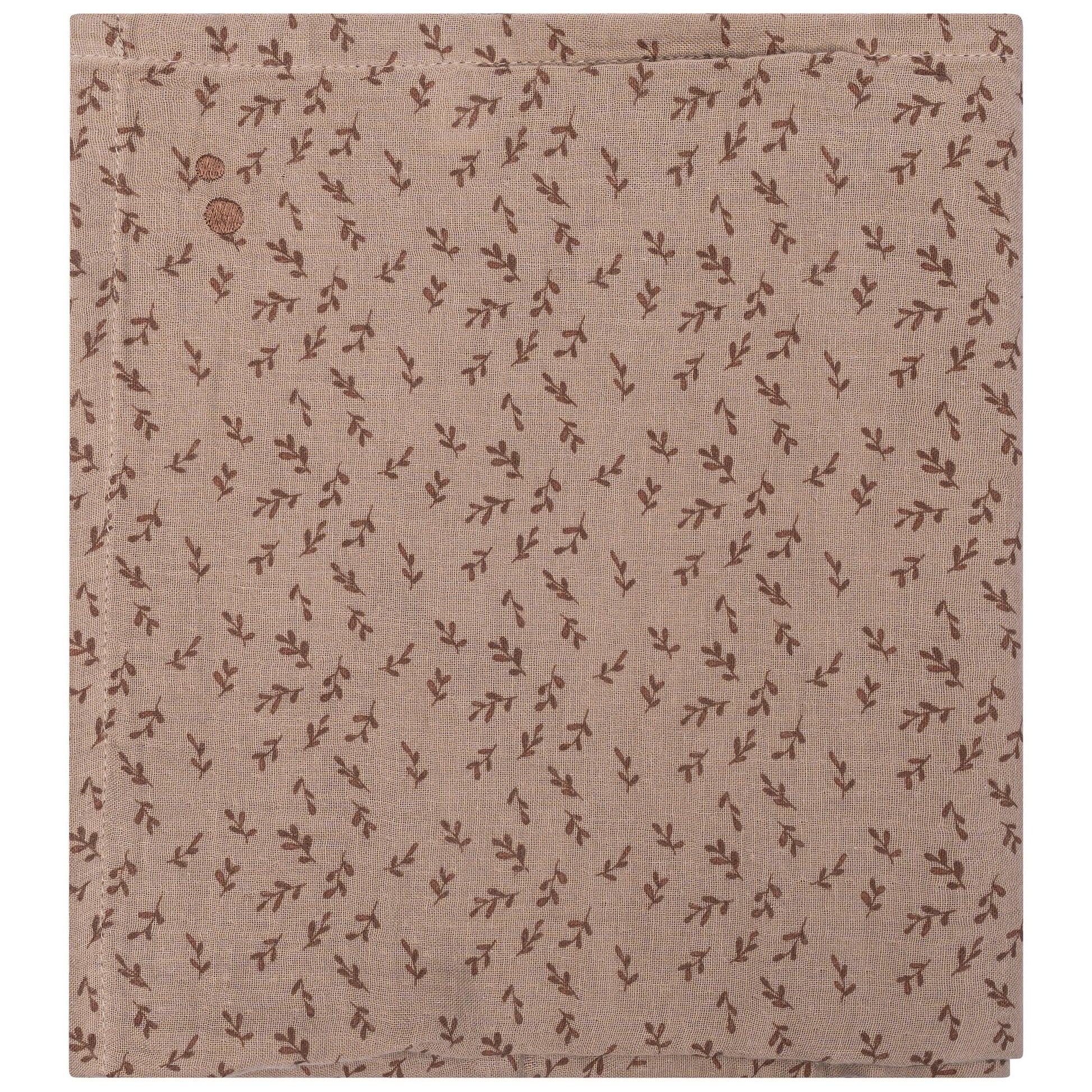 Muslin Cloth XL Baby 120x120 cm Organic Hazel Brown_Muslin Cloths_Snoozebaby