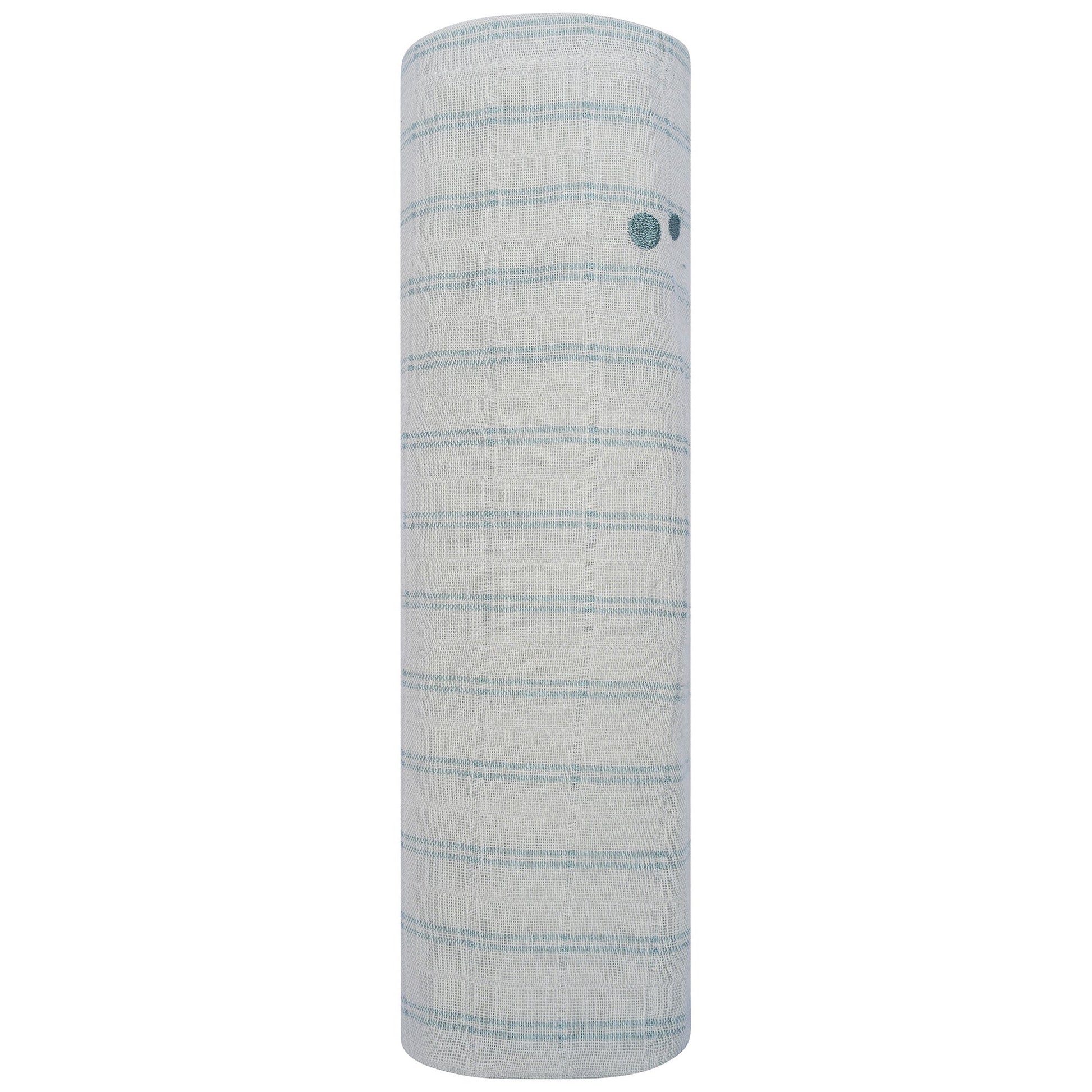 Muslin Cloth XL Baby 120x120 cm Organic Smokey Green_Muslin Cloths_Snoozebaby