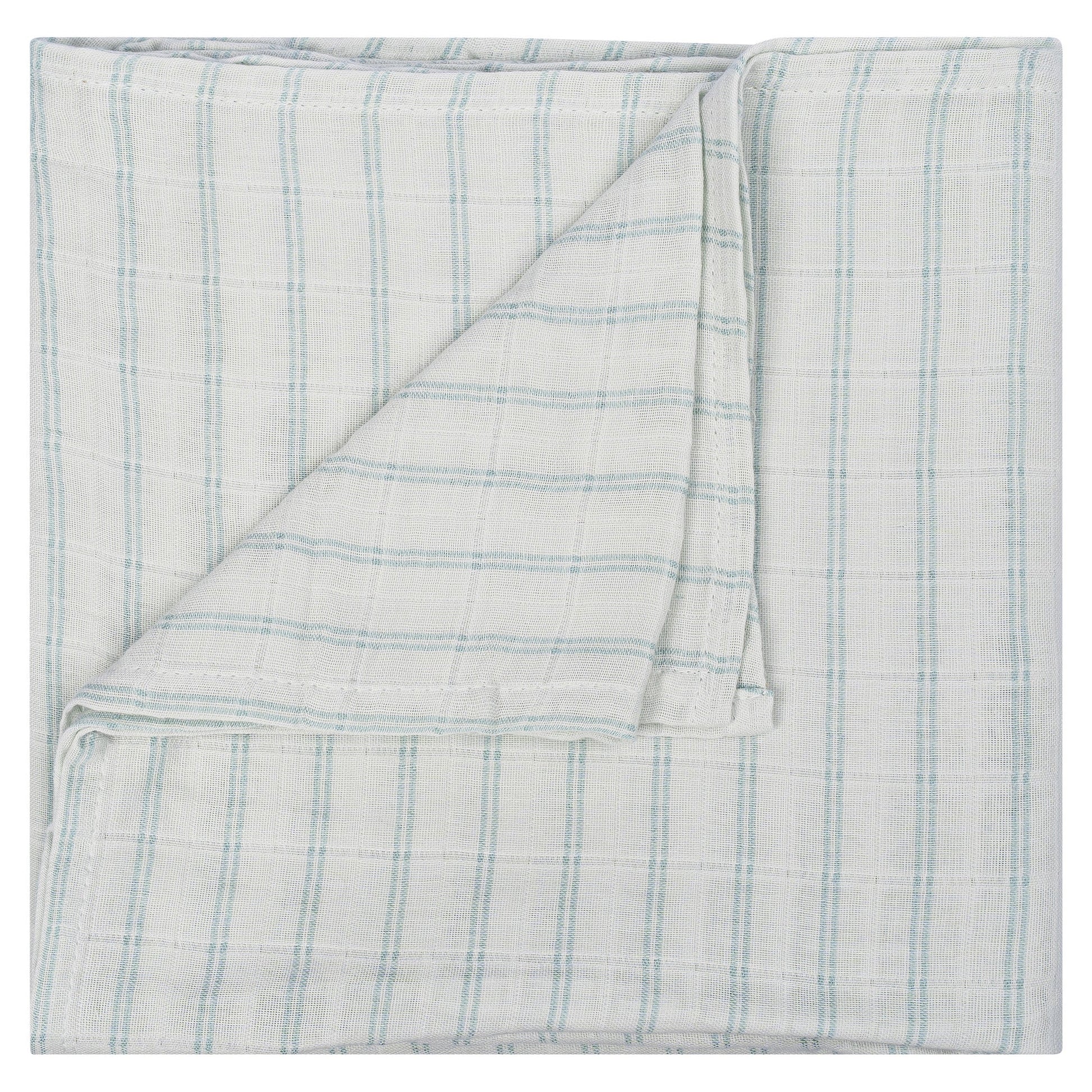Muslin Cloth XL Baby 120x120 cm Organic Smokey Green_Muslin Cloths_Snoozebaby