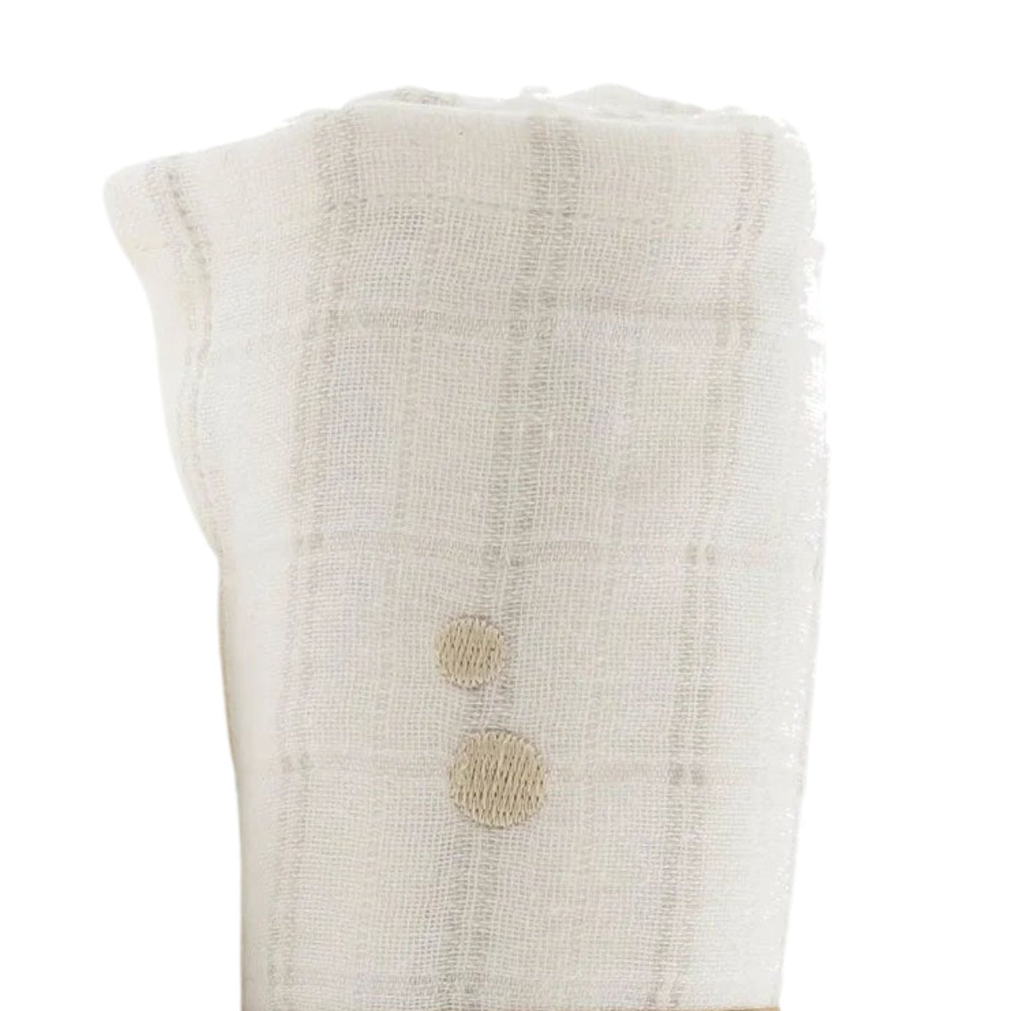 Muslin Cloth XL Baby 120x120 cm Organic Stone Beige - 2 - pack_Muslin Cloths_Snoozebaby