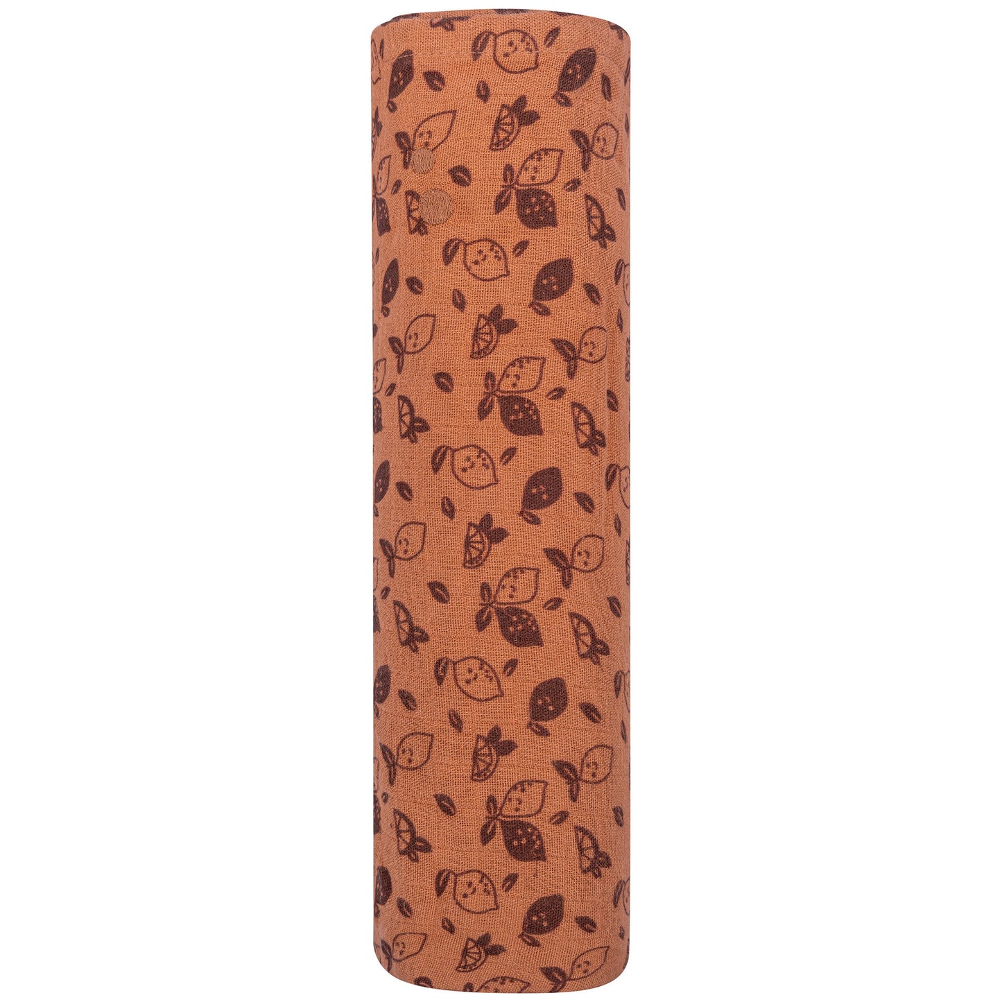 Muslin Cloth XL Baby 120x120 cm Organic Toffee Lemon Brown_Muslin Cloths_Snoozebaby