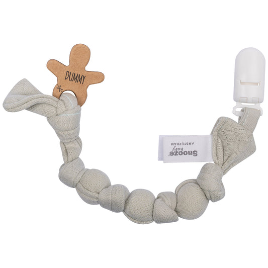 Pacifier Cord Baby Organic Mystic Mint Green_Pacifier Cords_Snoozebaby