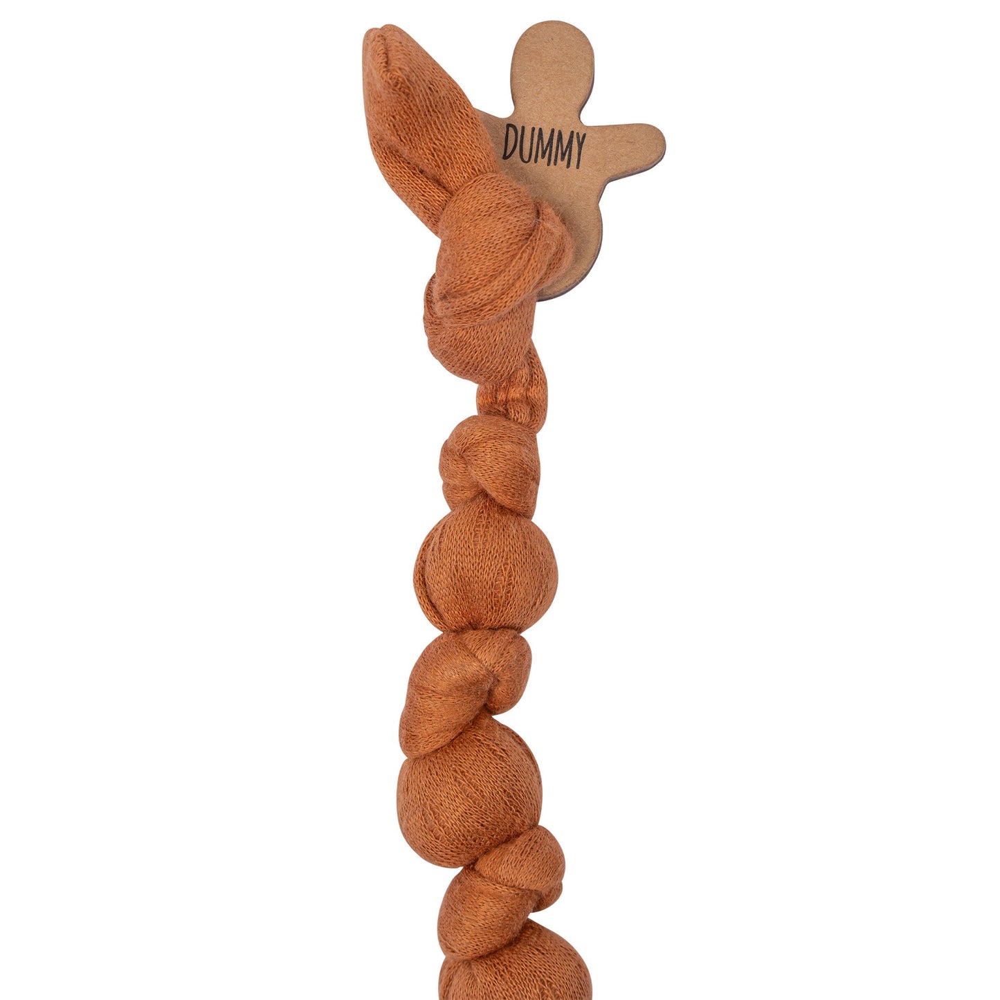 Pacifier Cord Baby Organic Toffee Brown_Pacifier Cords_Snoozebaby