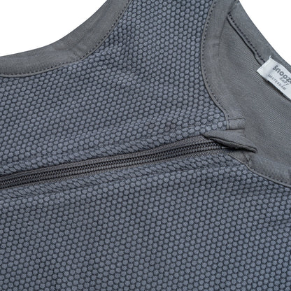 Sleepsuit Baby TOG 1.0 Spring and Summer 6 - 14 Months Storm Grey_Sleepsuits_Snoozebaby