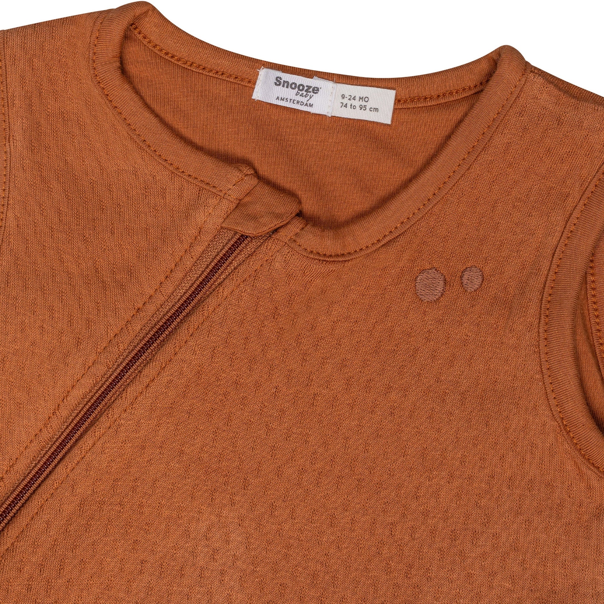 Sleepsuit Baby TOG 1.0 Spring and Summer 6 - 14 Months Toffee Brown_Sleepsuits_Snoozebaby