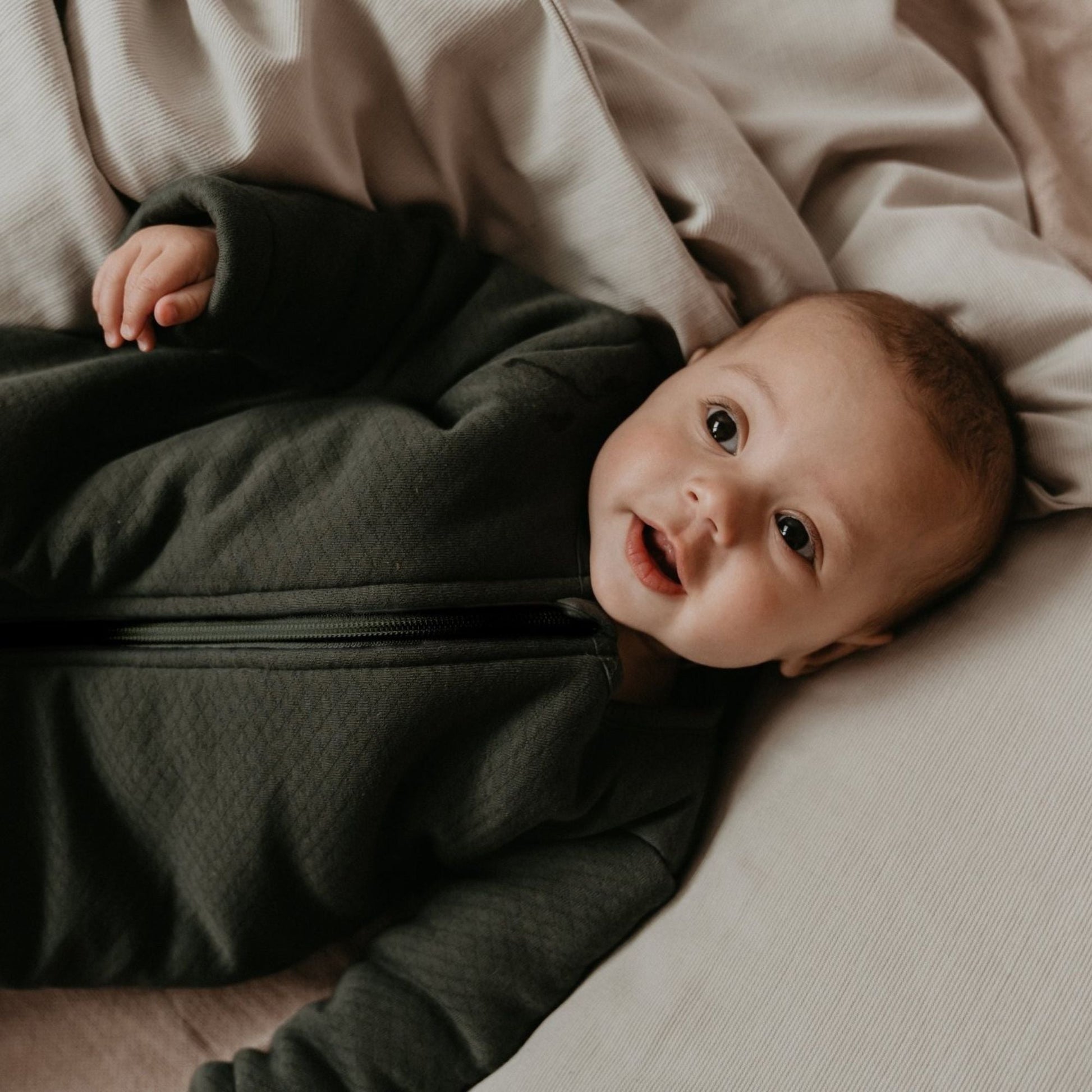Sleepsuit Baby TOG 2.0 Autumn and Winter 3 - 9 Months Dark Green_Sleepsuits_Snoozebaby