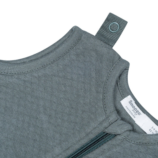 Sleepsuit Baby TOG 3.0 4 Seasons 0 - 6 Months Dark Green_Sleepsuits_Snoozebaby