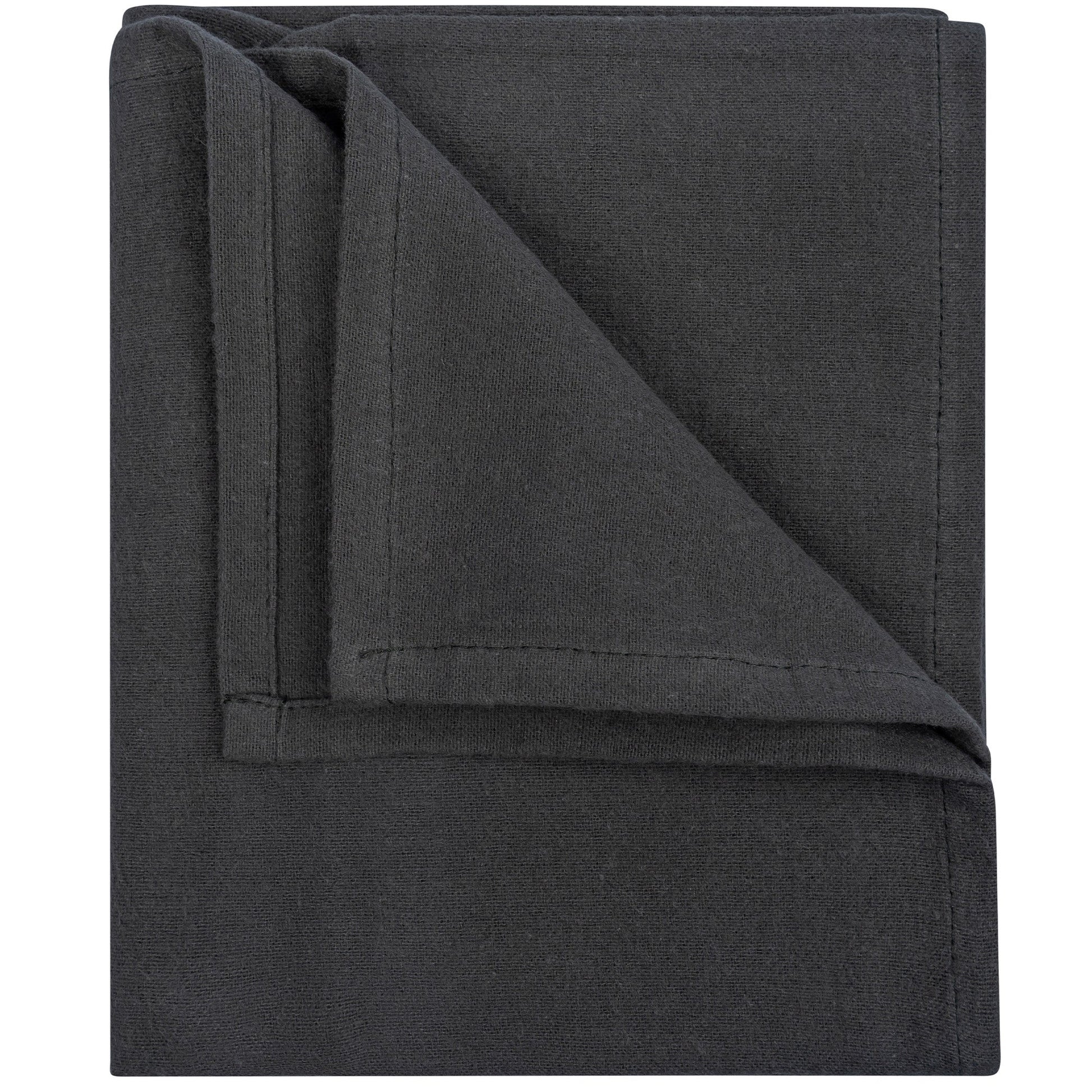 Swaddle Blanket Baby Flannel 80x80 cm Organic Dark Green_Swaddle Blankets_Snoozebaby