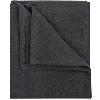 Swaddle Blanket Baby Flannel 80x80 cm Organic Dark Green_Swaddle Blankets_Snoozebaby
