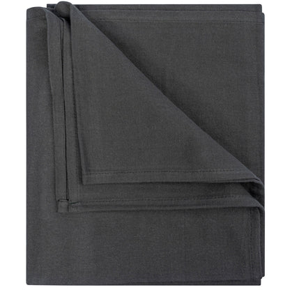 Swaddle Blanket XL Baby Flannel 120x120 cm Organic Dark Green_Swaddle Blankets_Snoozebaby