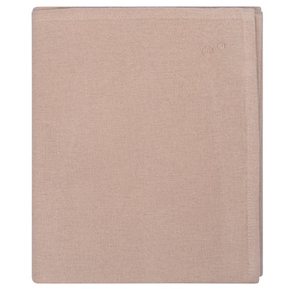 Swaddle Blanket XL Baby Flannel 120x120 cm Organic Desert Sand Brown_Swaddle Blankets_Snoozebaby