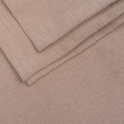 Swaddle Blanket XL Baby Flannel 120x120 cm Organic Desert Sand Brown_Swaddle Blankets_Snoozebaby