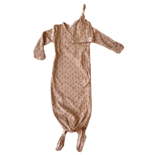 Baby Cocoon mit Mütze 0 - 3 Monate Cherry pink_Cocoons_Snoozebaby